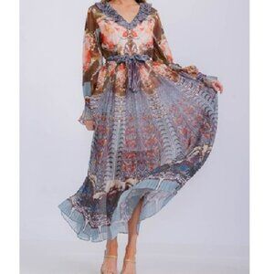 Maxi Dress, Beautiful Print, Size S, New With Tags